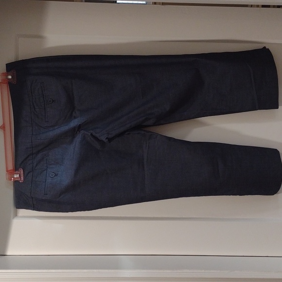 Ann Taylor deep blue cropped trouser, 14. - Picture 2 of 10